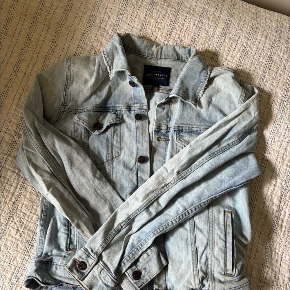 Lucky Brand Light Blue Jean Jacket